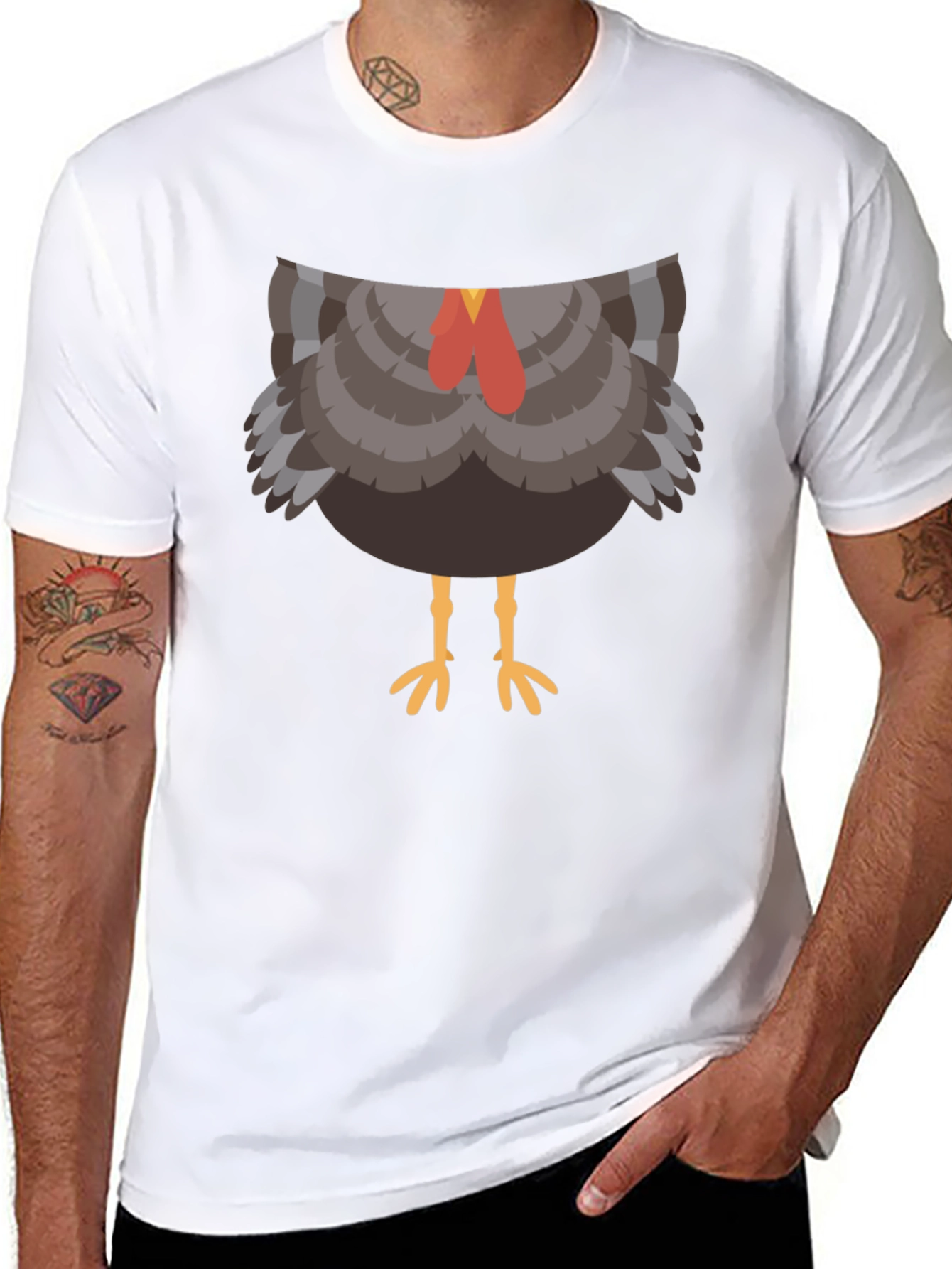 Turkey Graphic Tee - Thanksgiving Humor T-Shirt