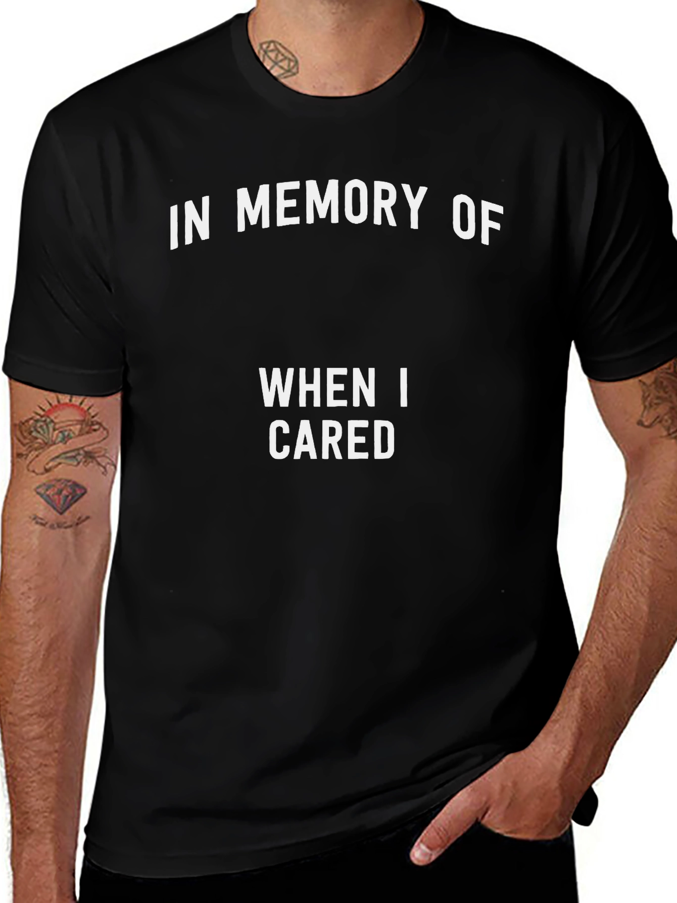 In Memory Of When I Cared T-Shirt