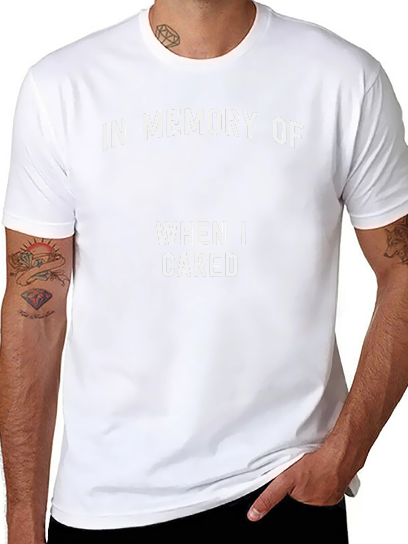In Memory Of When I Cared T-Shirt