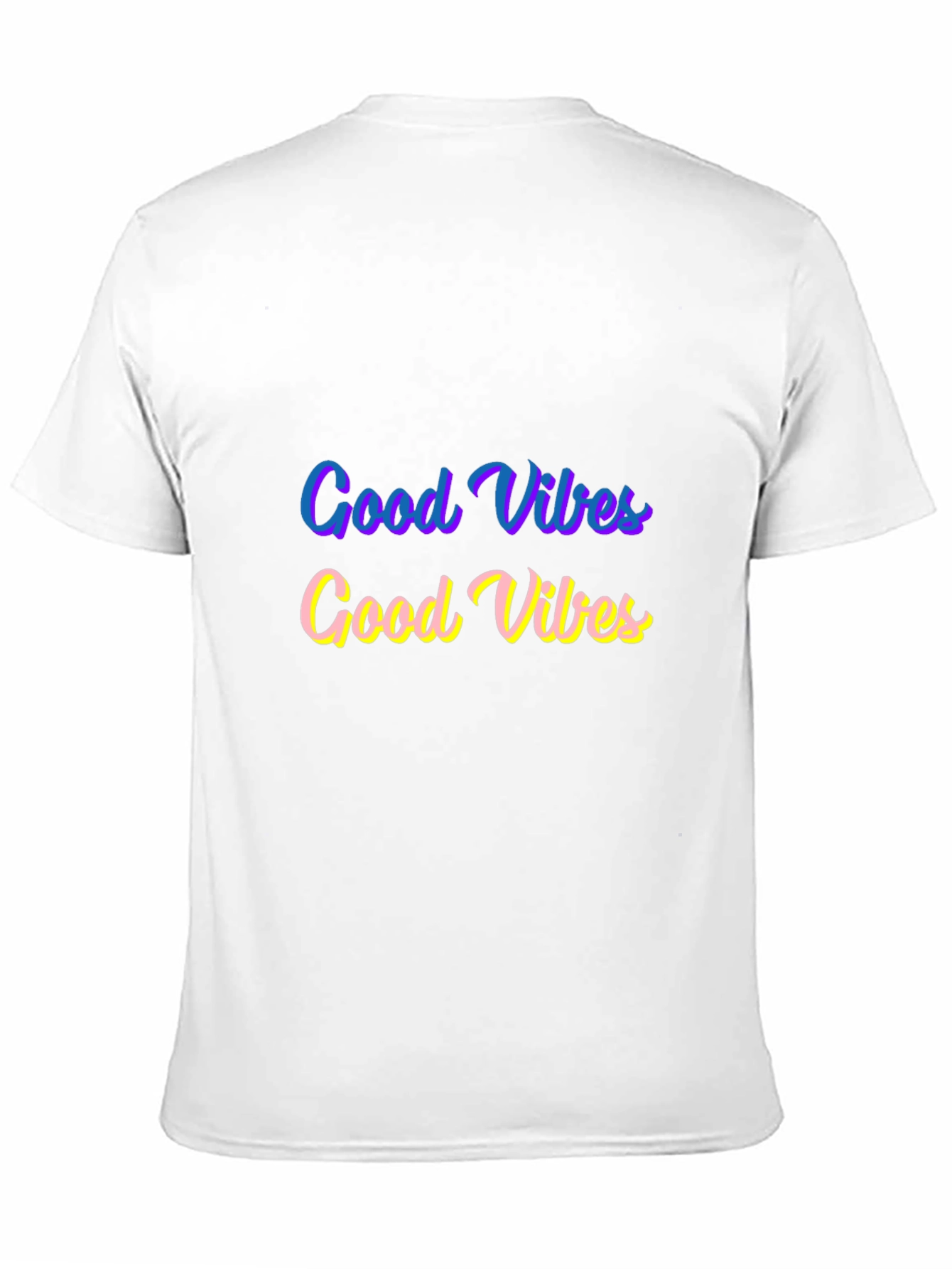 Good Vibes Graphic Tee - Black Cotton Comfort