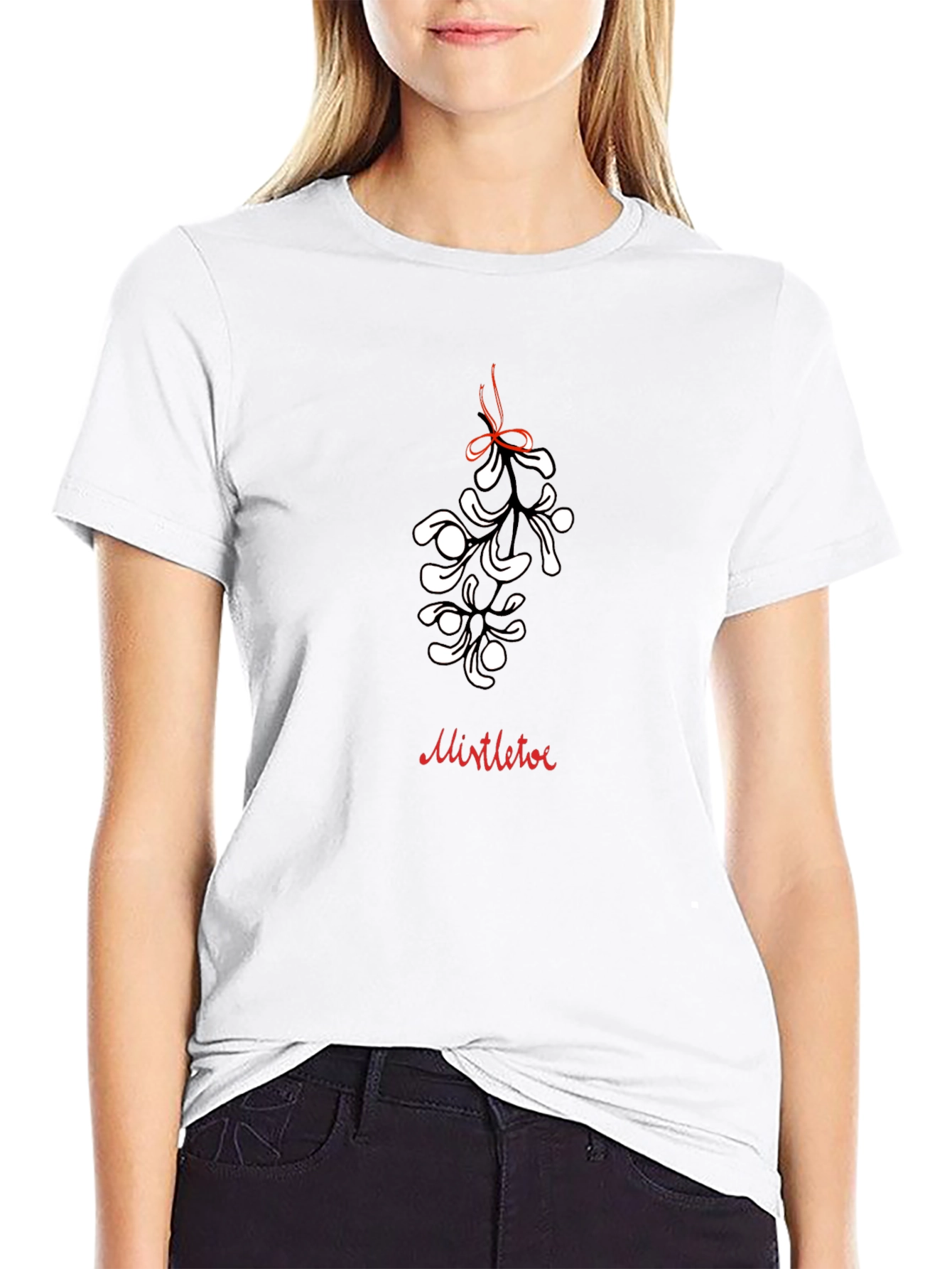 Mistletoe Graphic Tee - Holiday Ready!