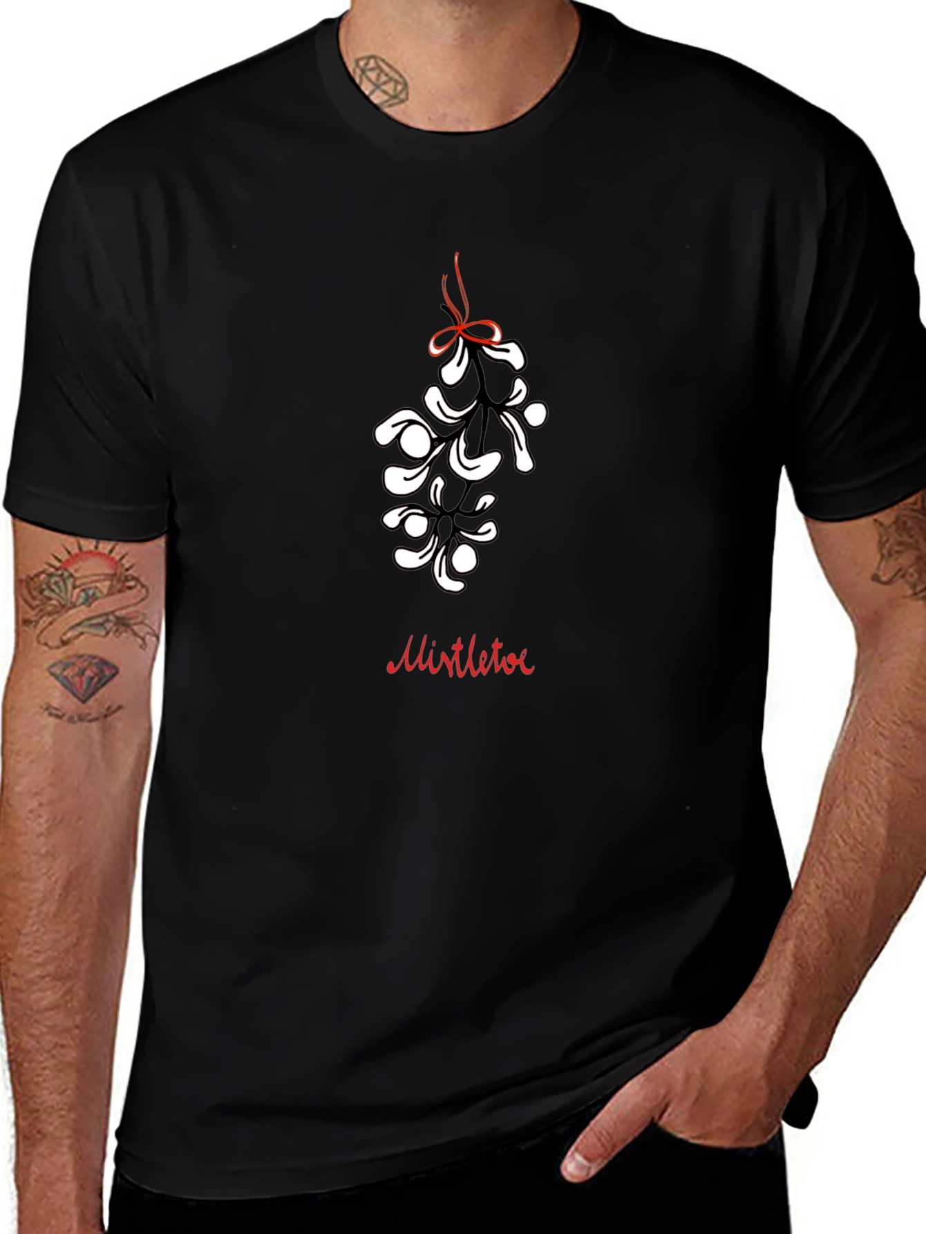 Mistletoe Graphic Tee - Holiday Ready!