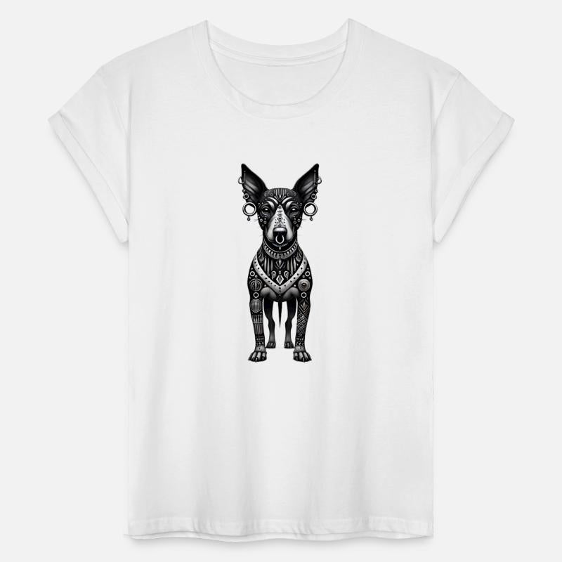 Pierced Sentinel: Tribal Guardian Dog