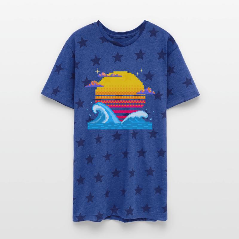 Pixel Sunset Horizon