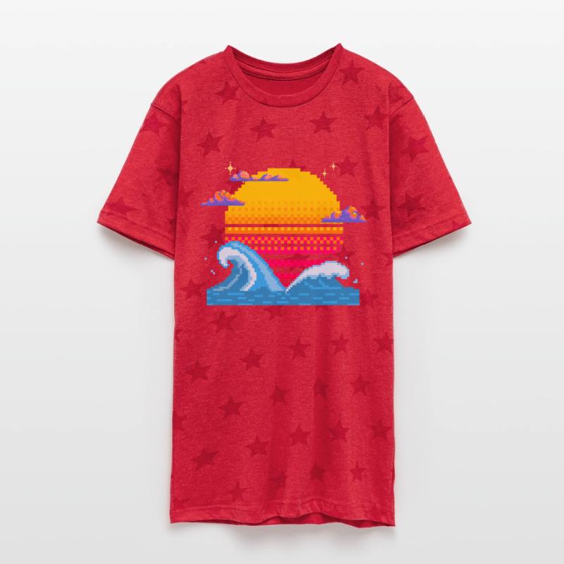 Pixel Sunset Horizon