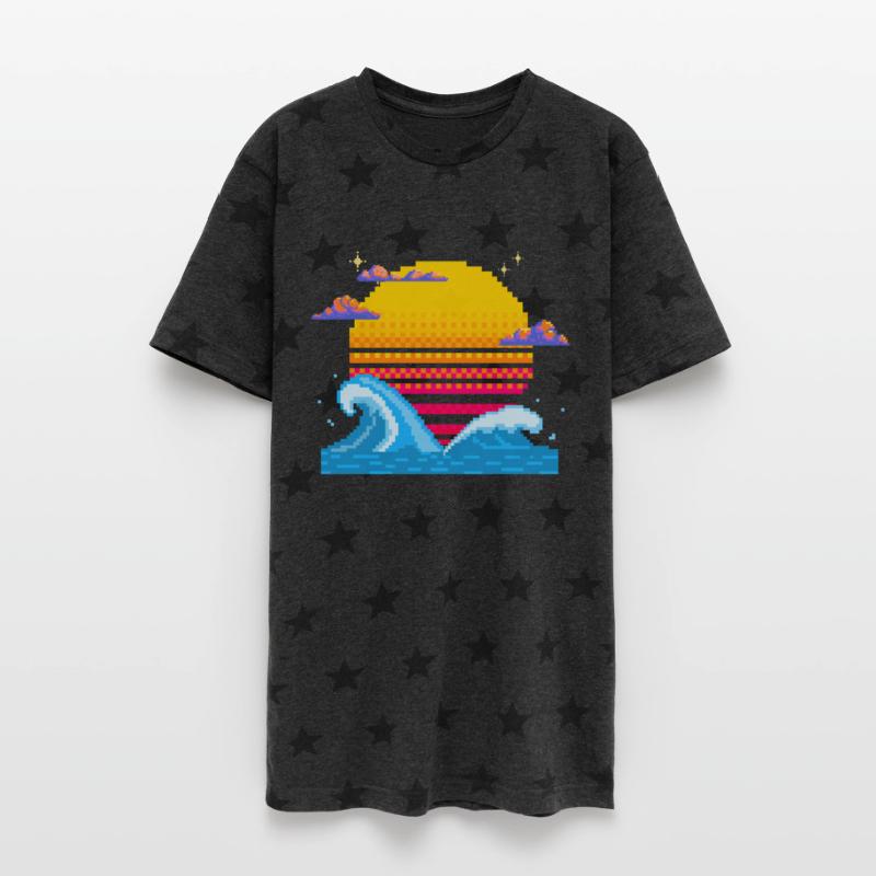 Pixel Sunset Horizon