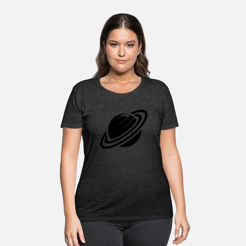 Planet Saturn With Rings In The Solar System