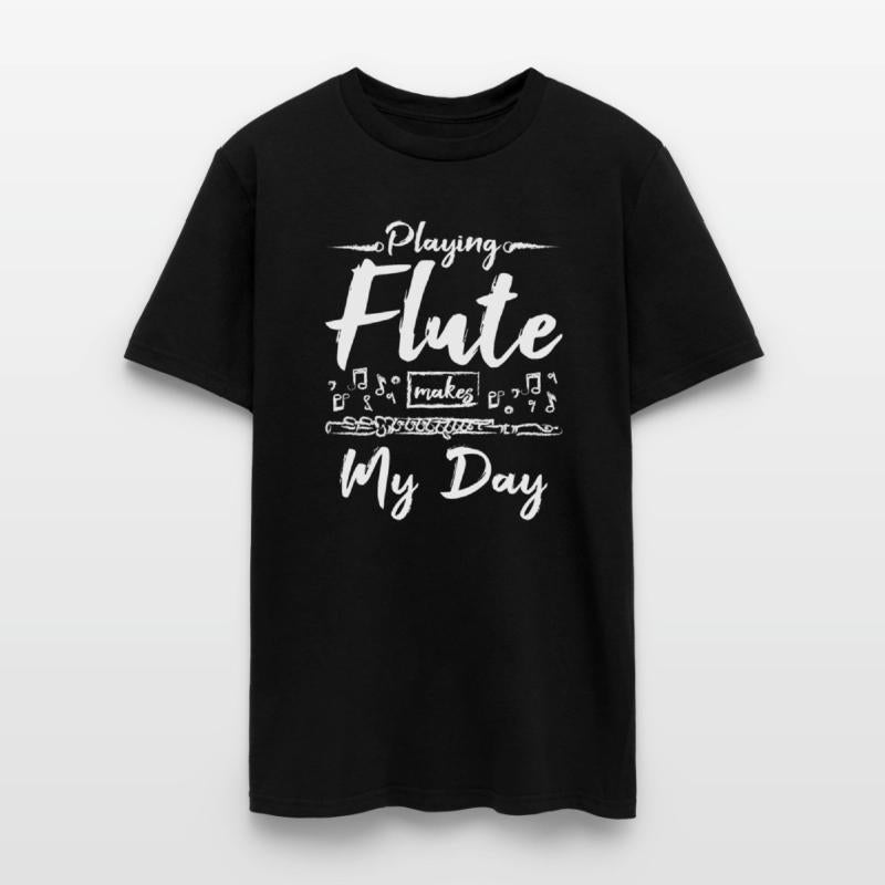 Playing flute makes my day