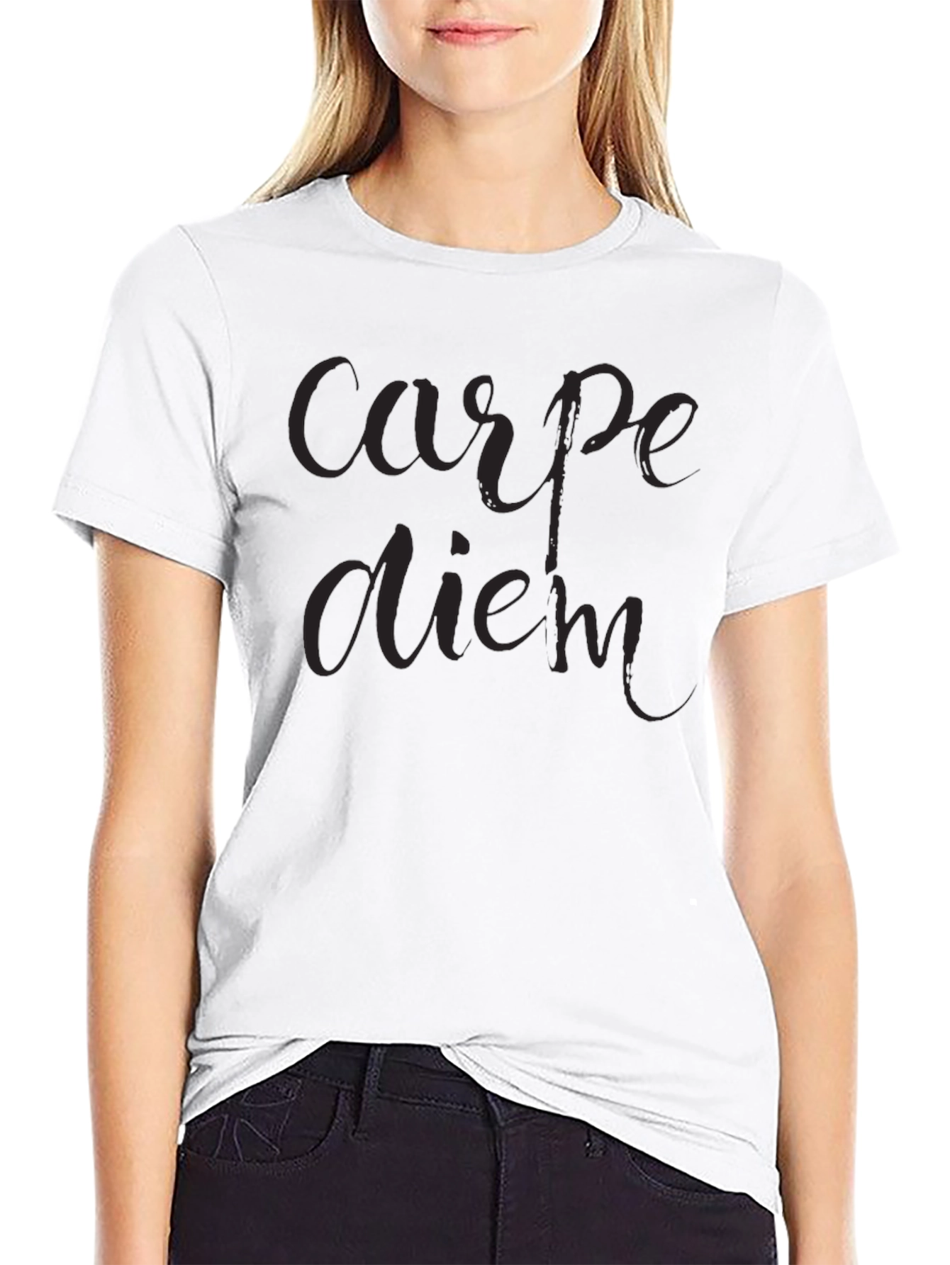 Carpe Diem Black T-Shirt - Seize the Day!