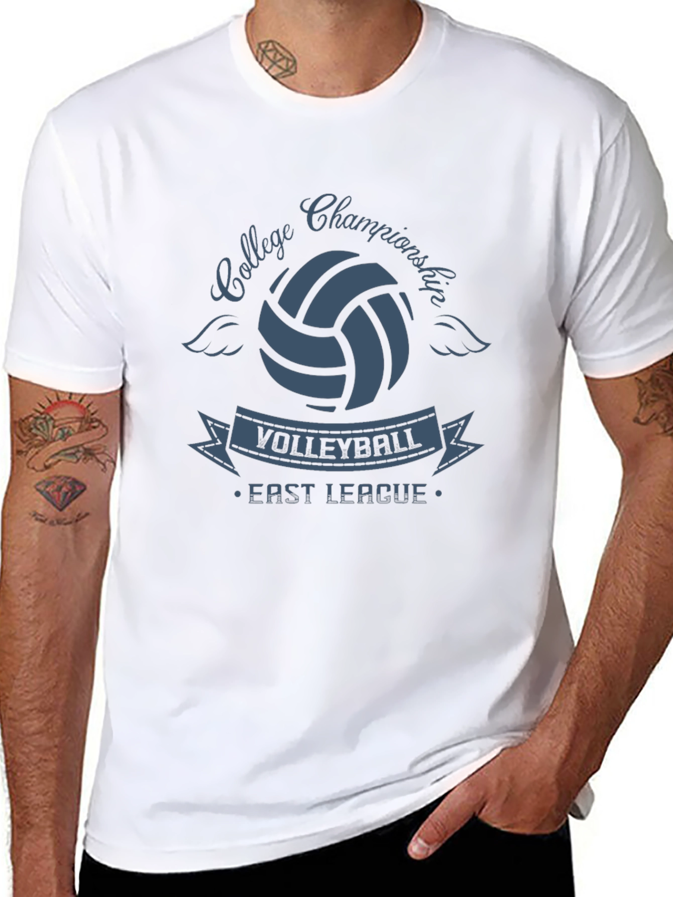 College Volleyball Championship T-Shirt