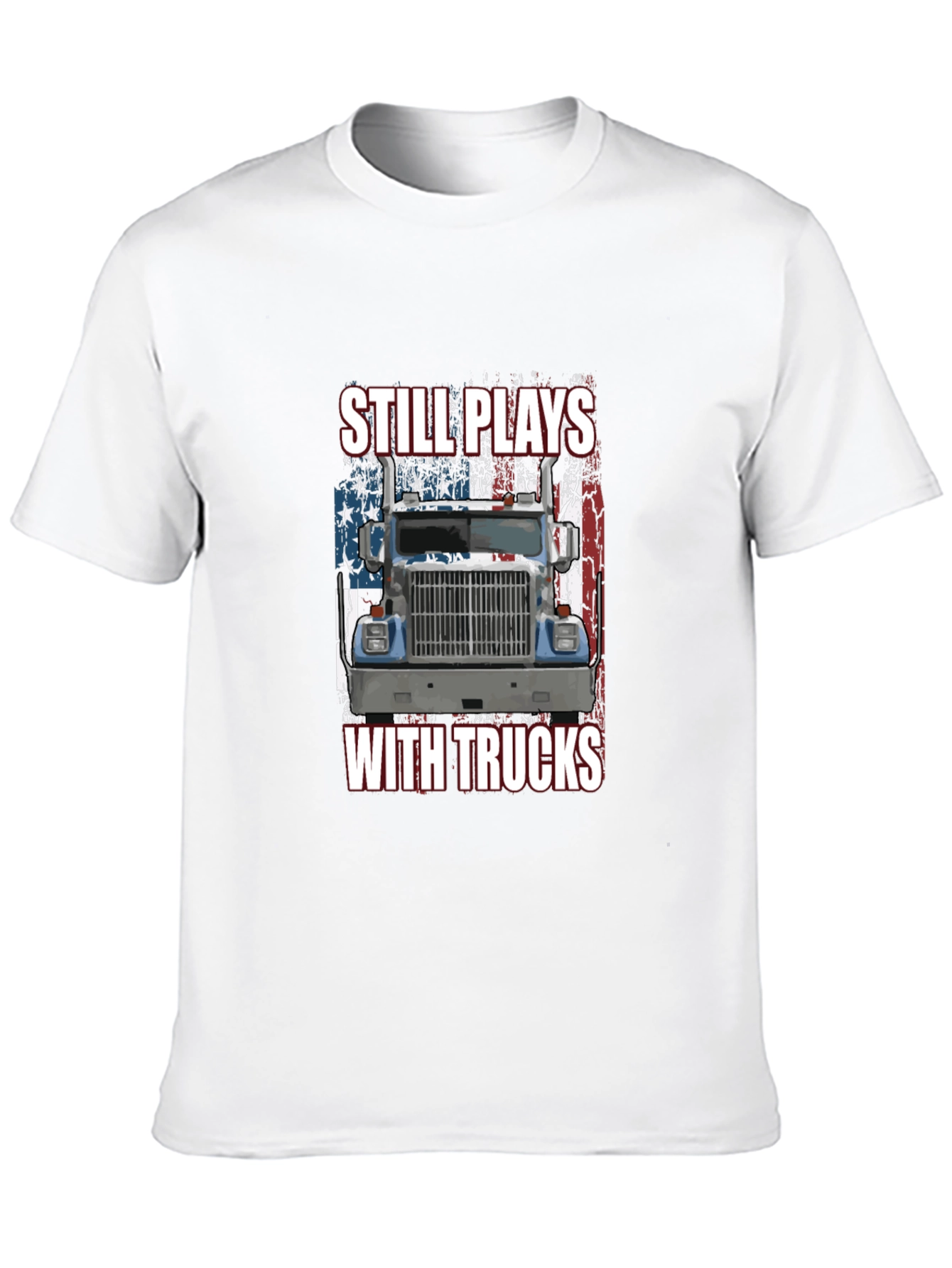 Still Plays With Trucks Graphic Tee