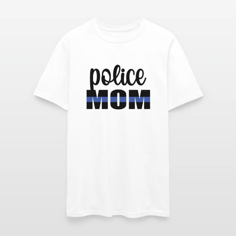 Police Mom Blue Line Mother Proud Police Officer M