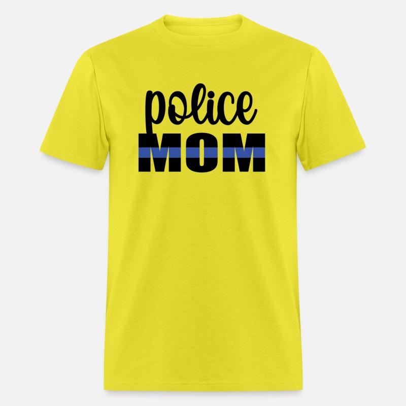 Police Mom Blue Line Mother Proud Police Officer M