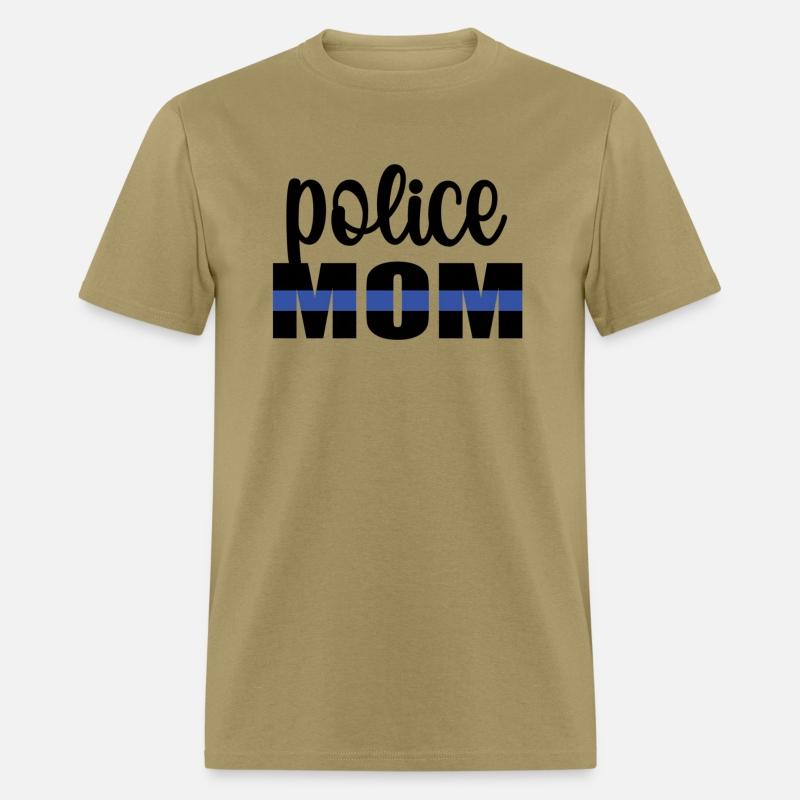 Police Mom Blue Line Mother Proud Police Officer M