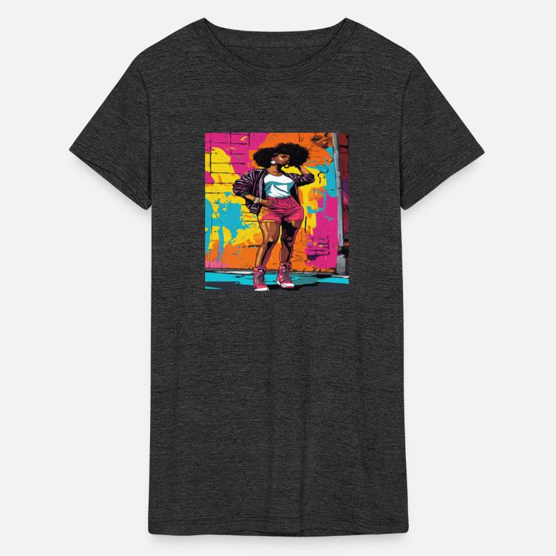 "Pop Art Street Style Woman T-Shirt"