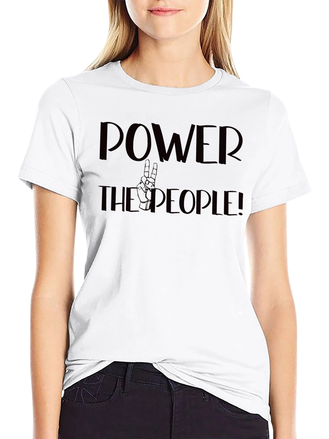 Power to the People Tee - Bold Graphic T-Shirt