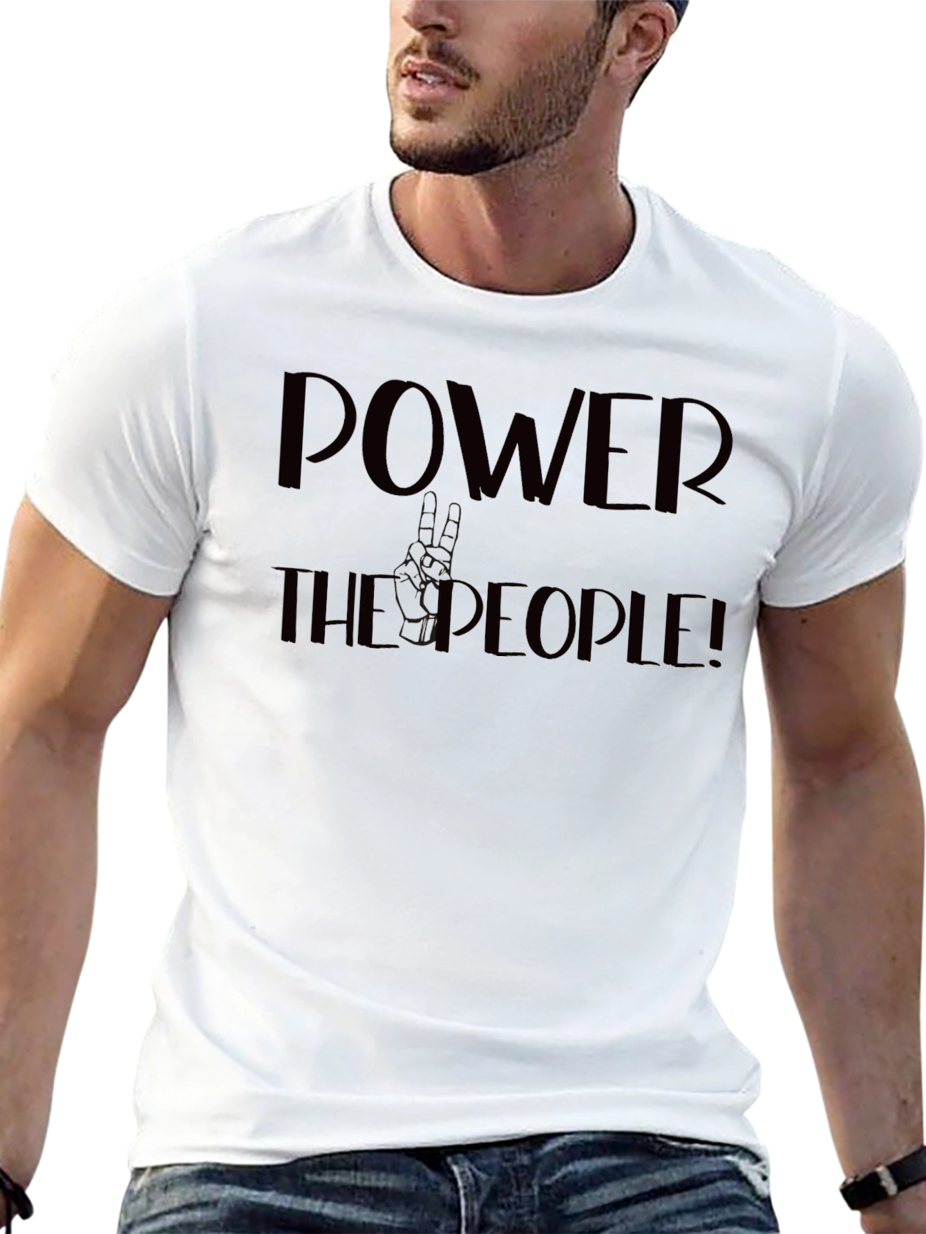 Power to the People Tee - Bold Graphic T-Shirt