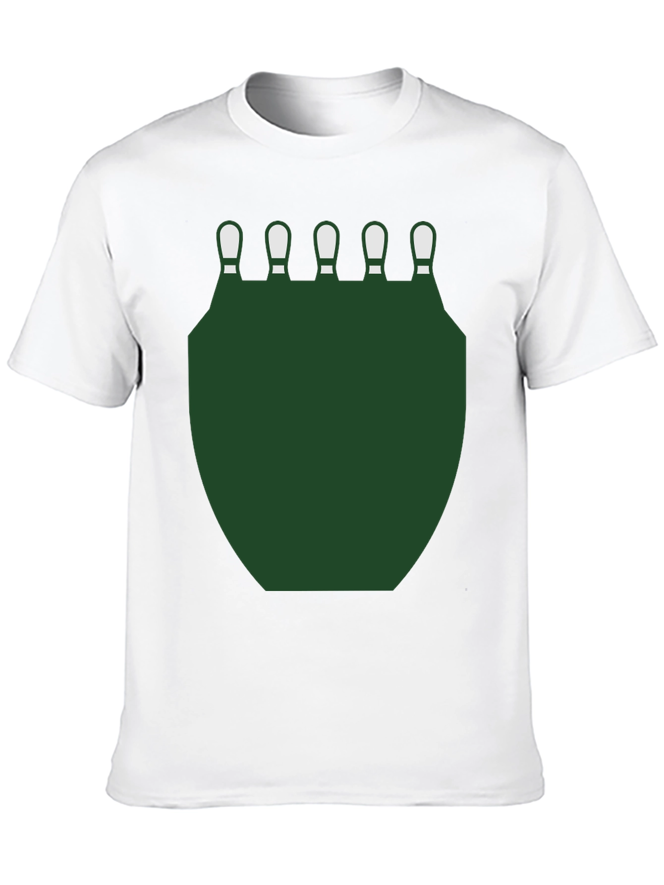Bowling Pins & Green Shield Graphic Tee