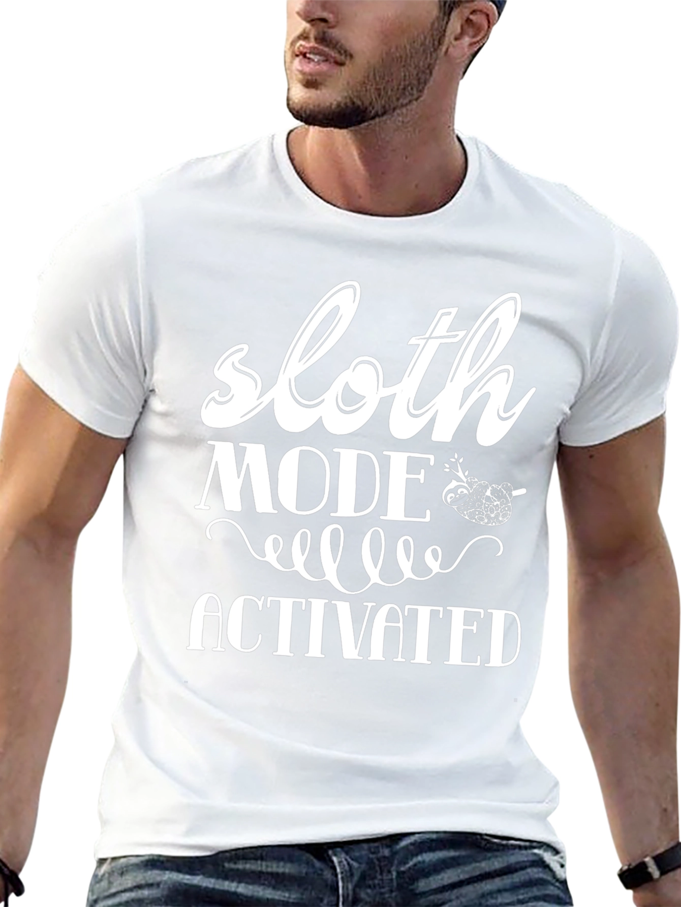 Sloth Mode Activated Graphic T-Shirt