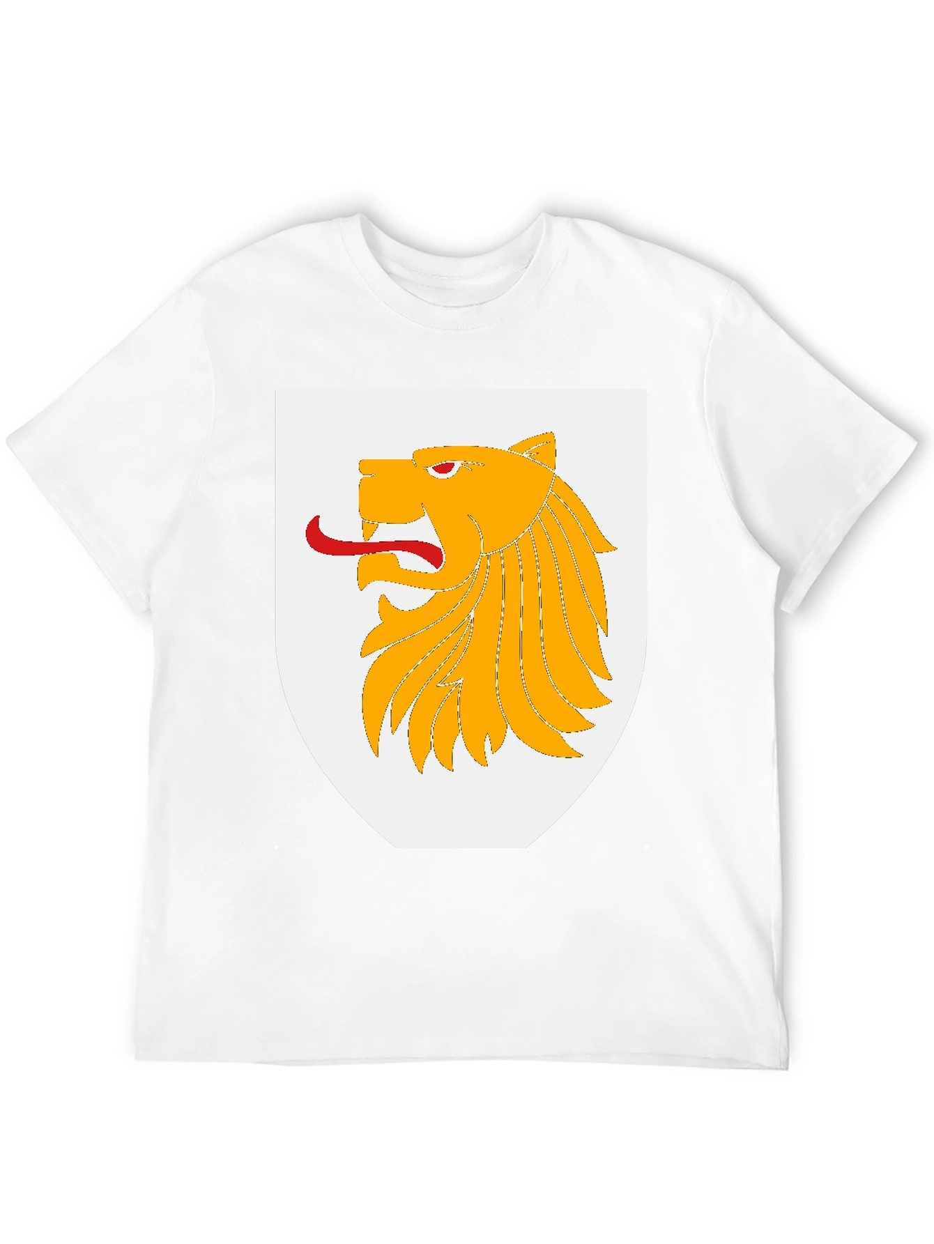 Lion Crest Graphic T-Shirt - Bold Design