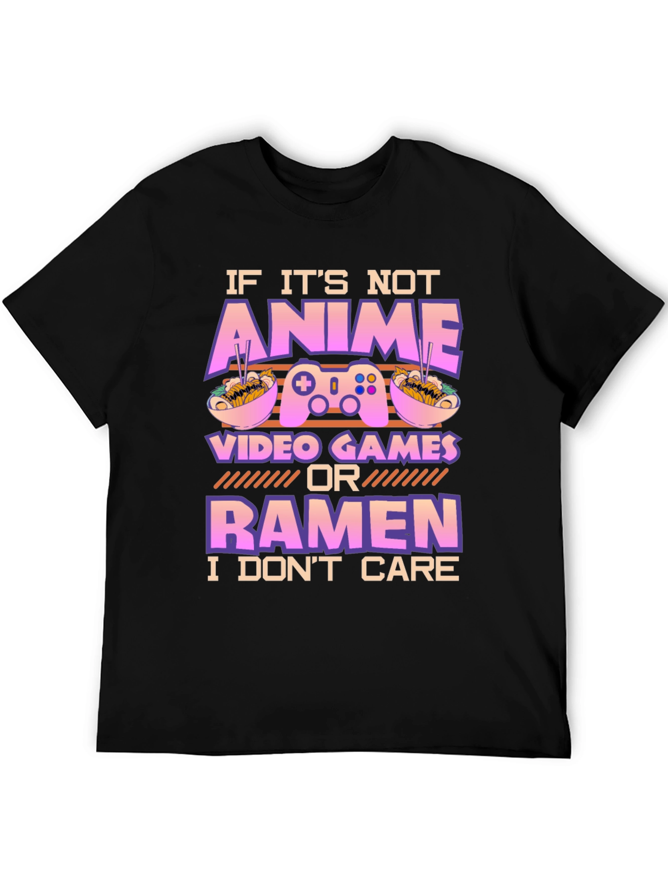 Anime Video Games Ramen T-Shirt