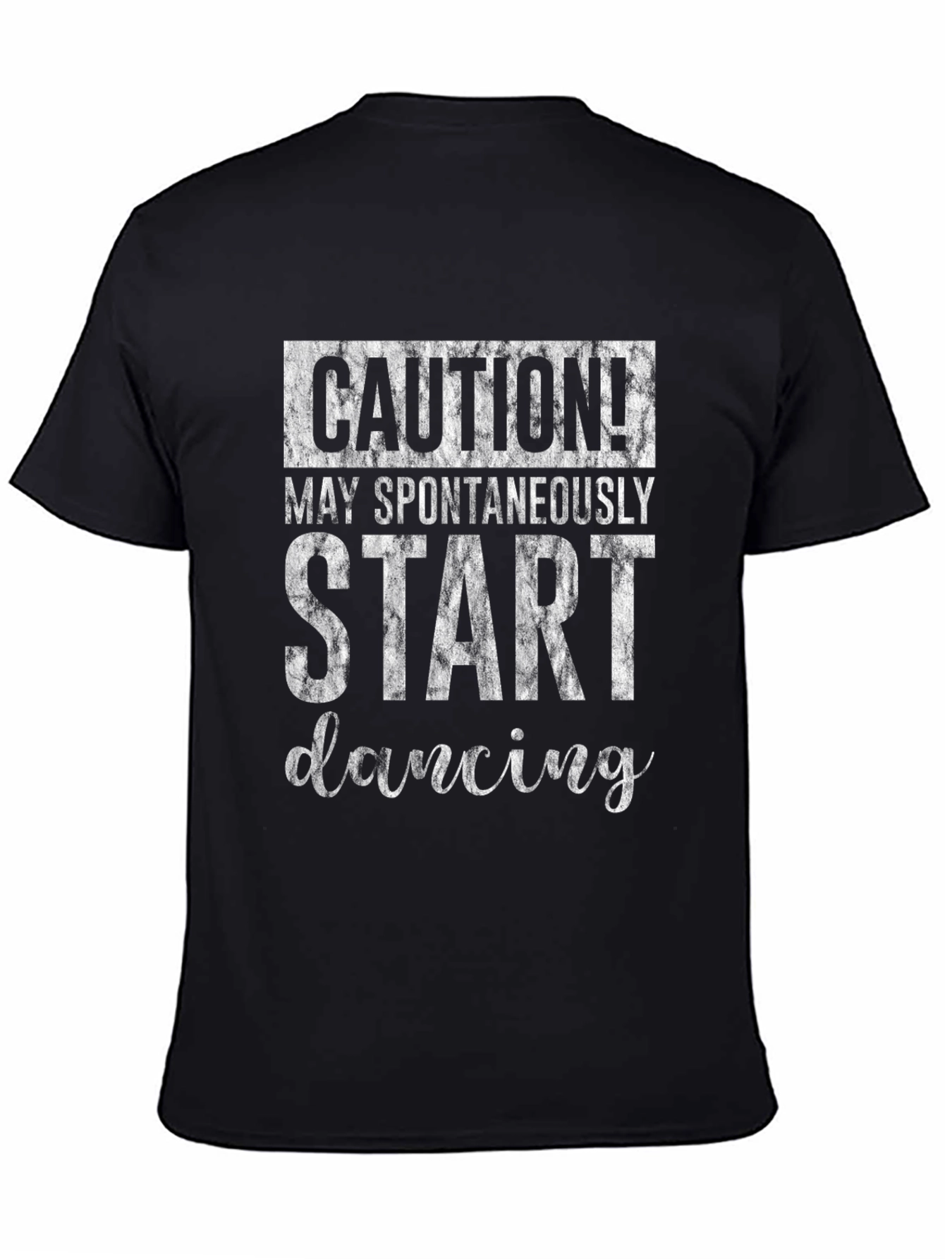 Caution Spontaneous Dancing Graphic Tee