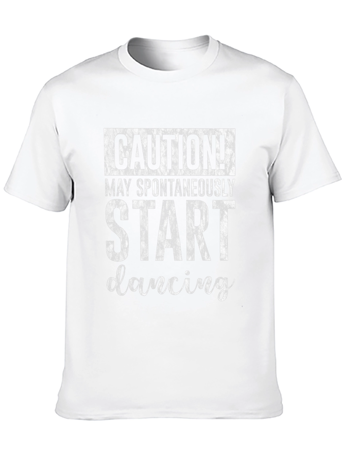 Caution Spontaneous Dancing Graphic Tee