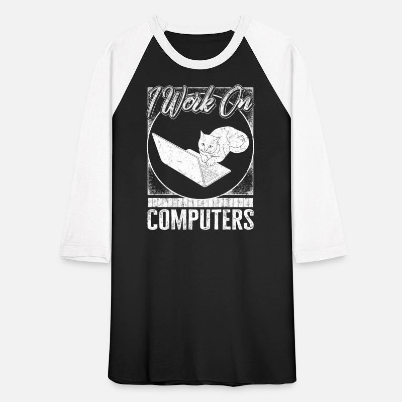 Programmer Shirt, I Work On Computers Tee, Coding