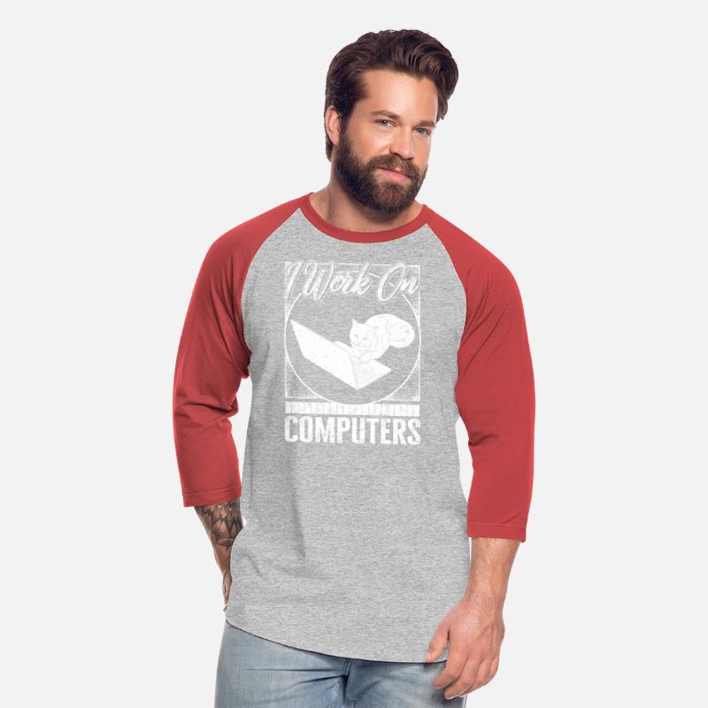 Programmer Shirt, I Work On Computers Tee, Coding