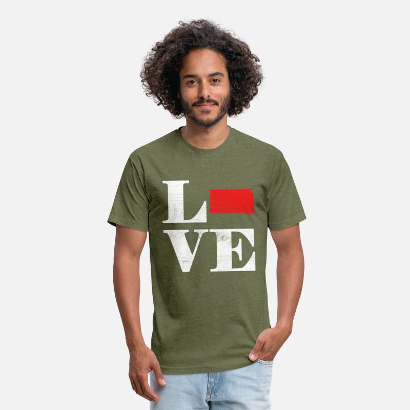 Proud America State Land Map Love South Dakota