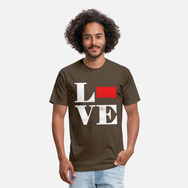 Proud America State Land Map Love South Dakota