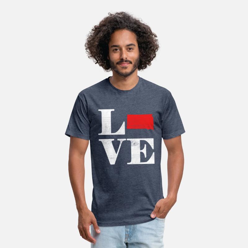 Proud America State Land Map Love South Dakota