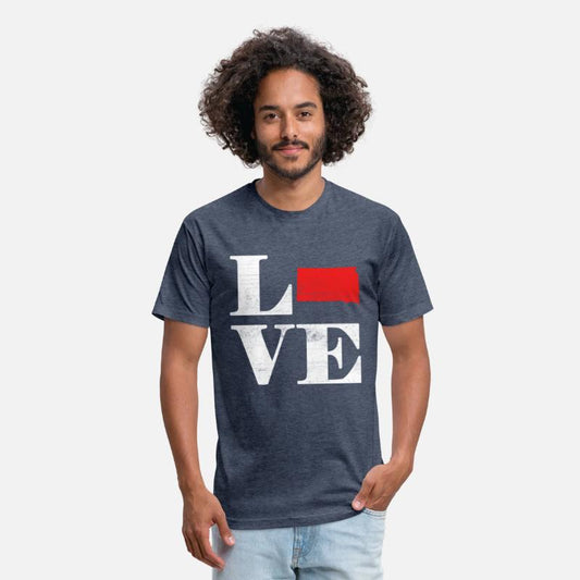 Proud America State Land Map Love South Dakota