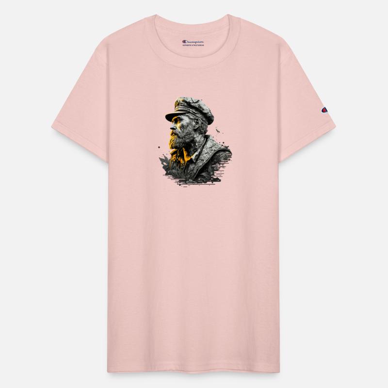 proud captain of a sailing ship in a maritime look