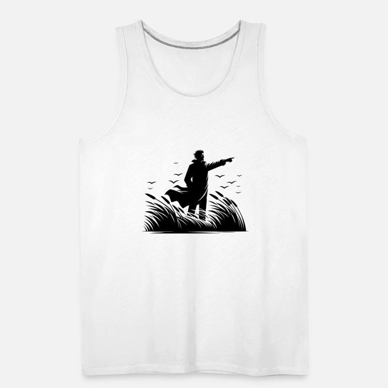 Proud Man At The Coast Guard By The Sea