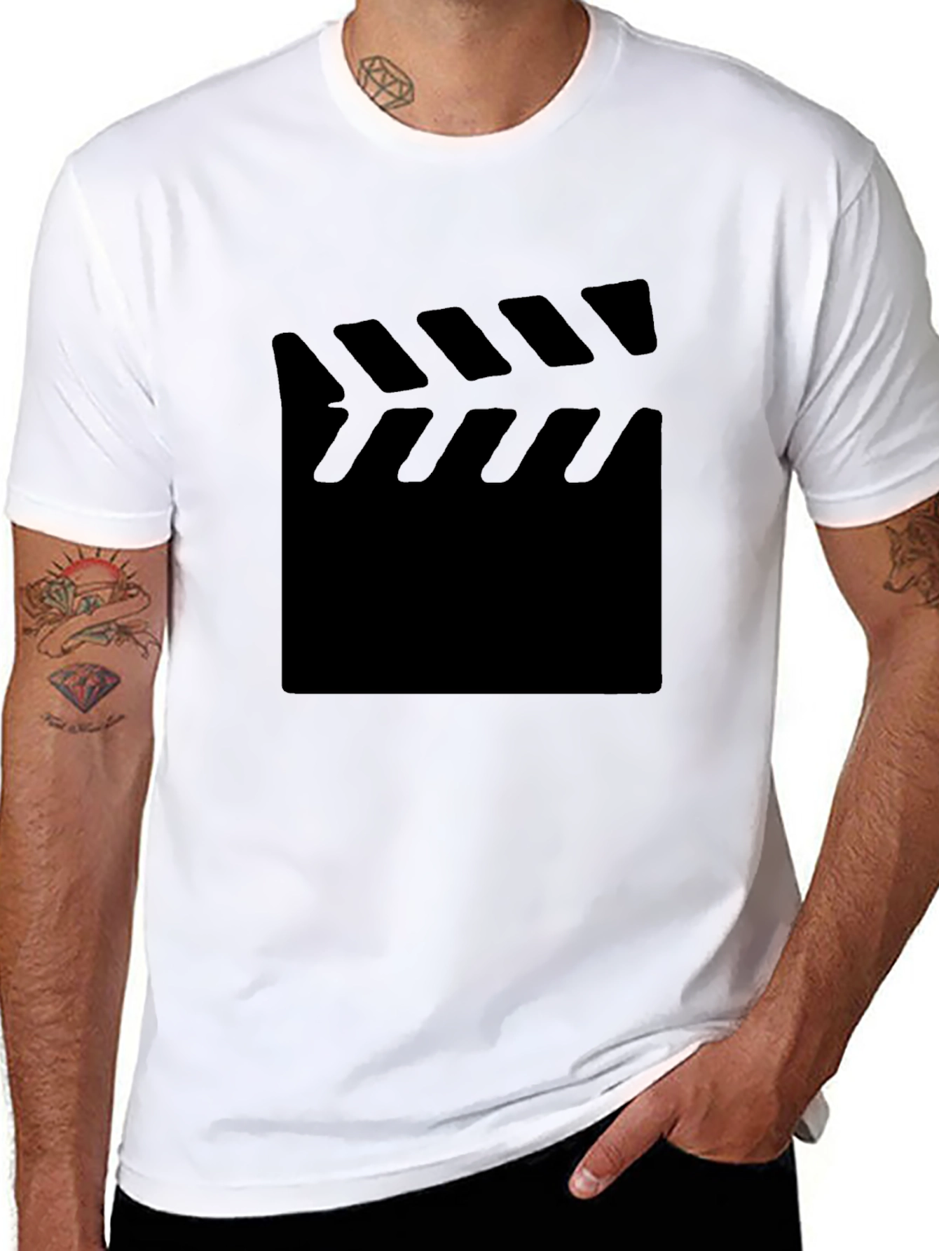 Movie Clapperboard Graphic T-Shirt