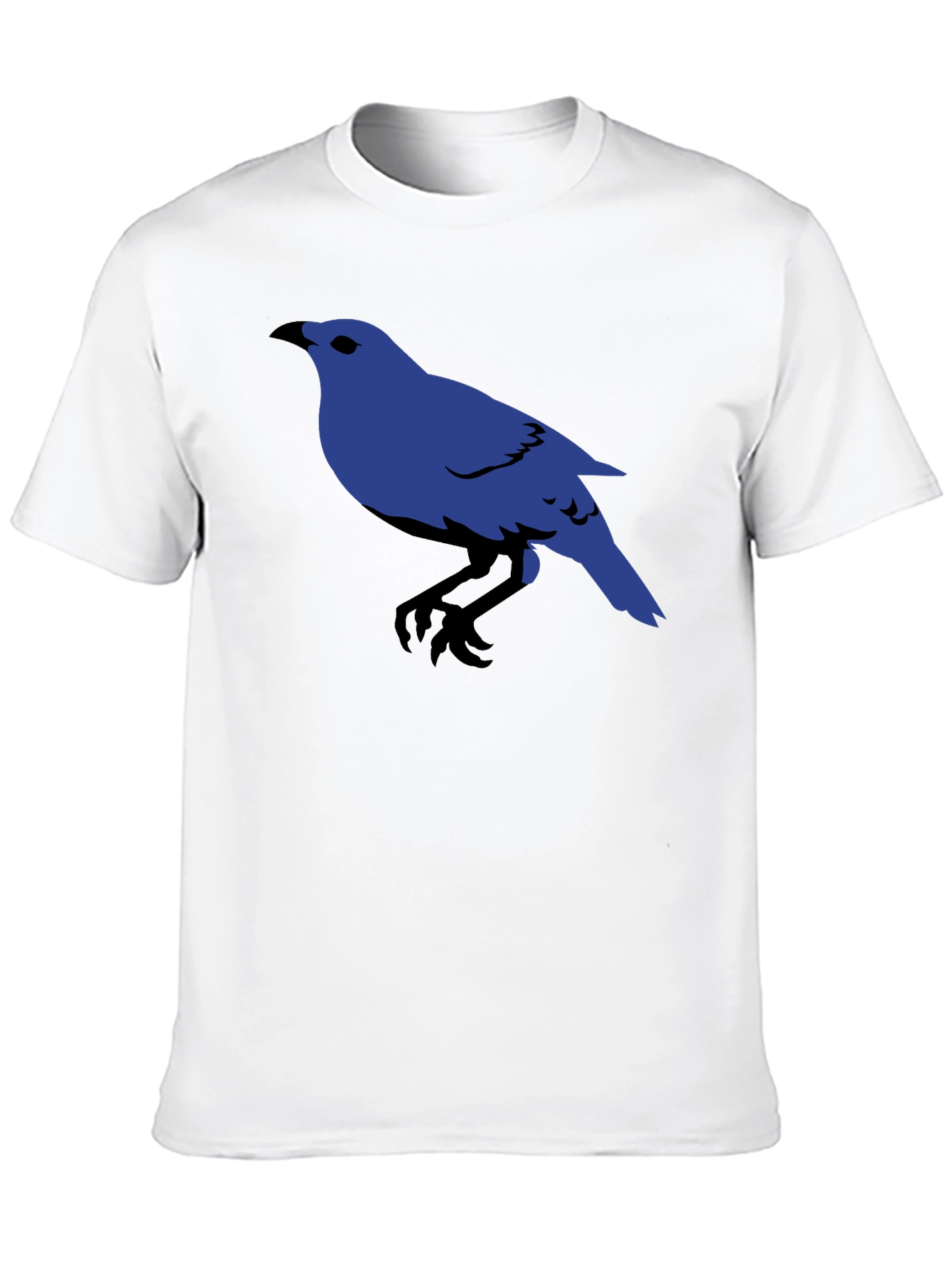 Blue Bird Graphic Black T-Shirt