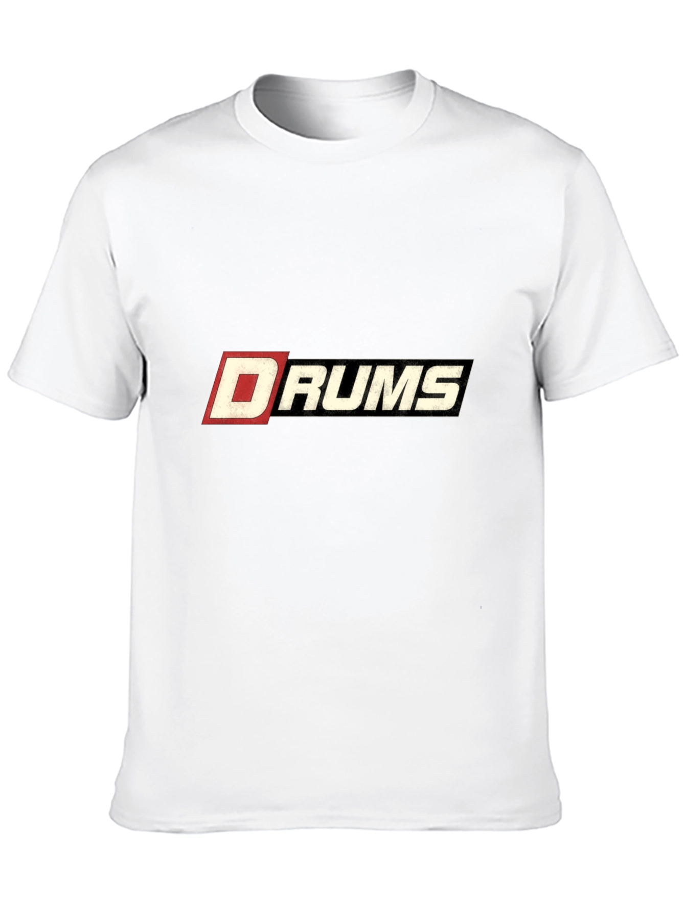 Drums Graphic Black T-Shirt