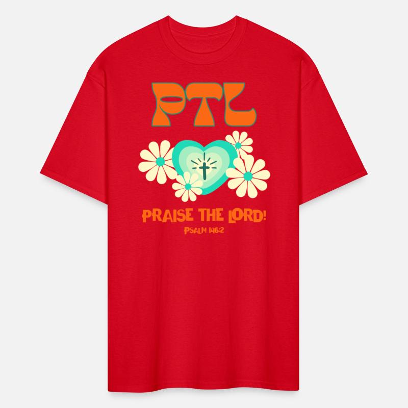 PTL, Praise the Lord, Psalm 146:2 Retro Design
