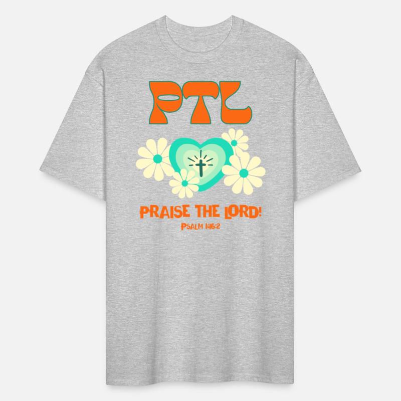 PTL, Praise the Lord, Psalm 146:2 Retro Design