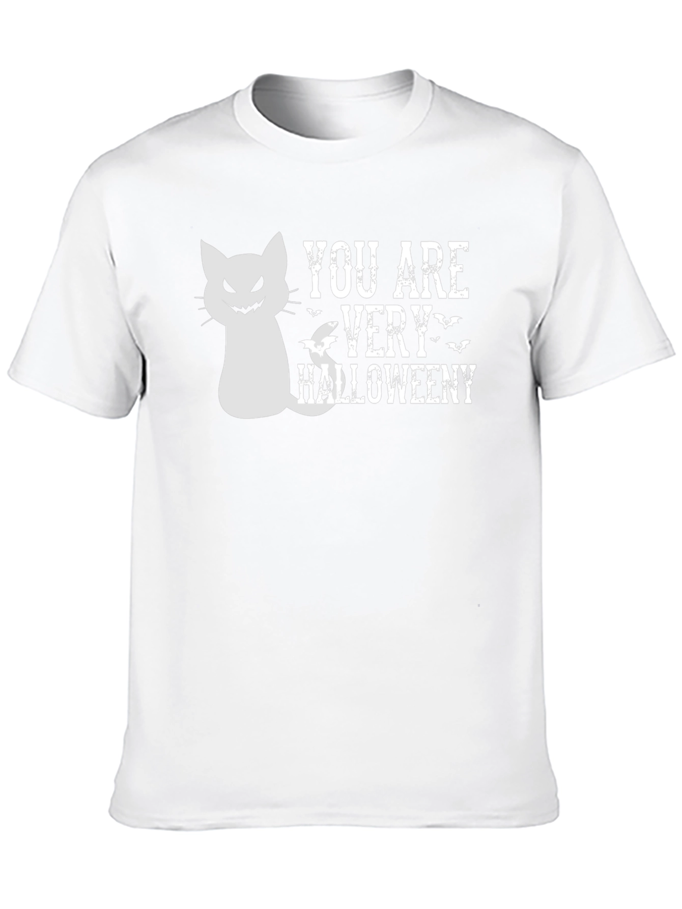 Halloween T-Shirt - You Are Very Halloweeni Cat Design