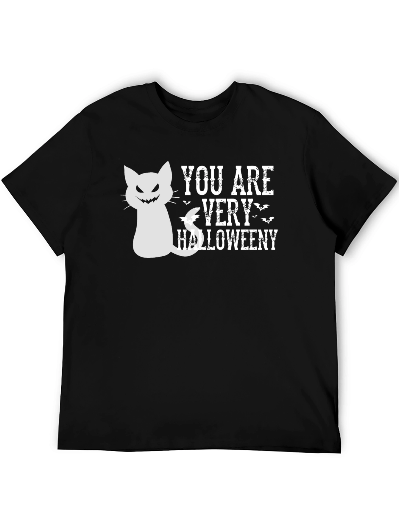 Halloween T-Shirt - You Are Very Halloweeni Cat Design