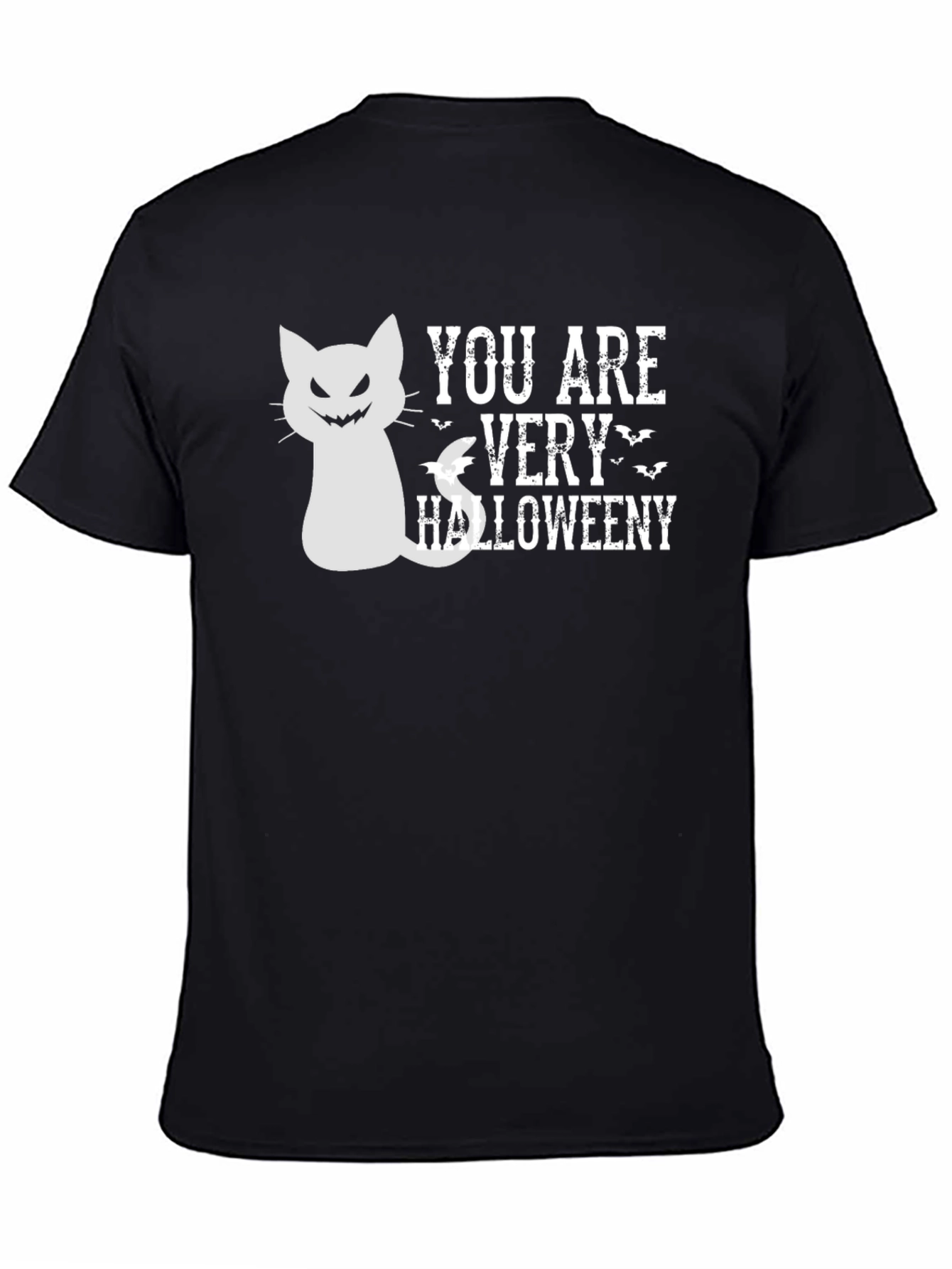 Halloween T-Shirt - You Are Very Halloweeni Cat Design