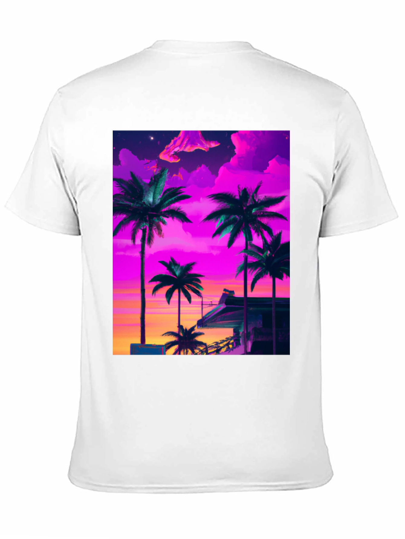 Vaporwave Palm Tree Graphic Tee