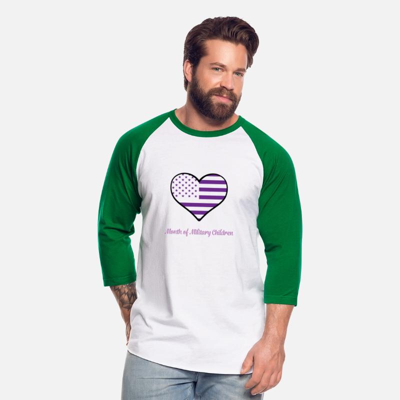 Purple Up for Military Kids Heart Design