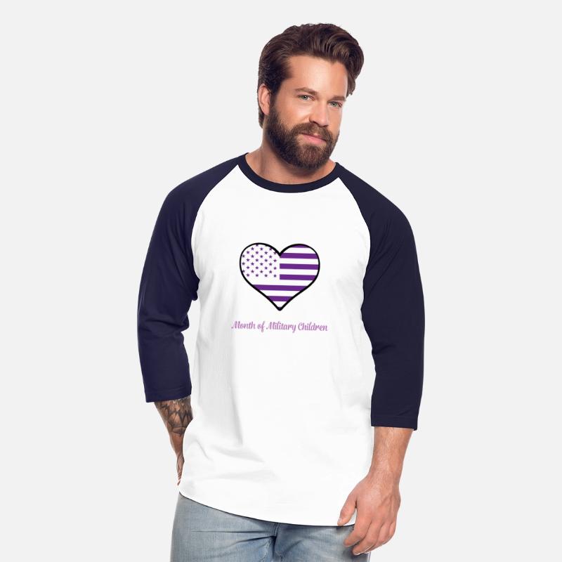 Purple Up for Military Kids Heart Design