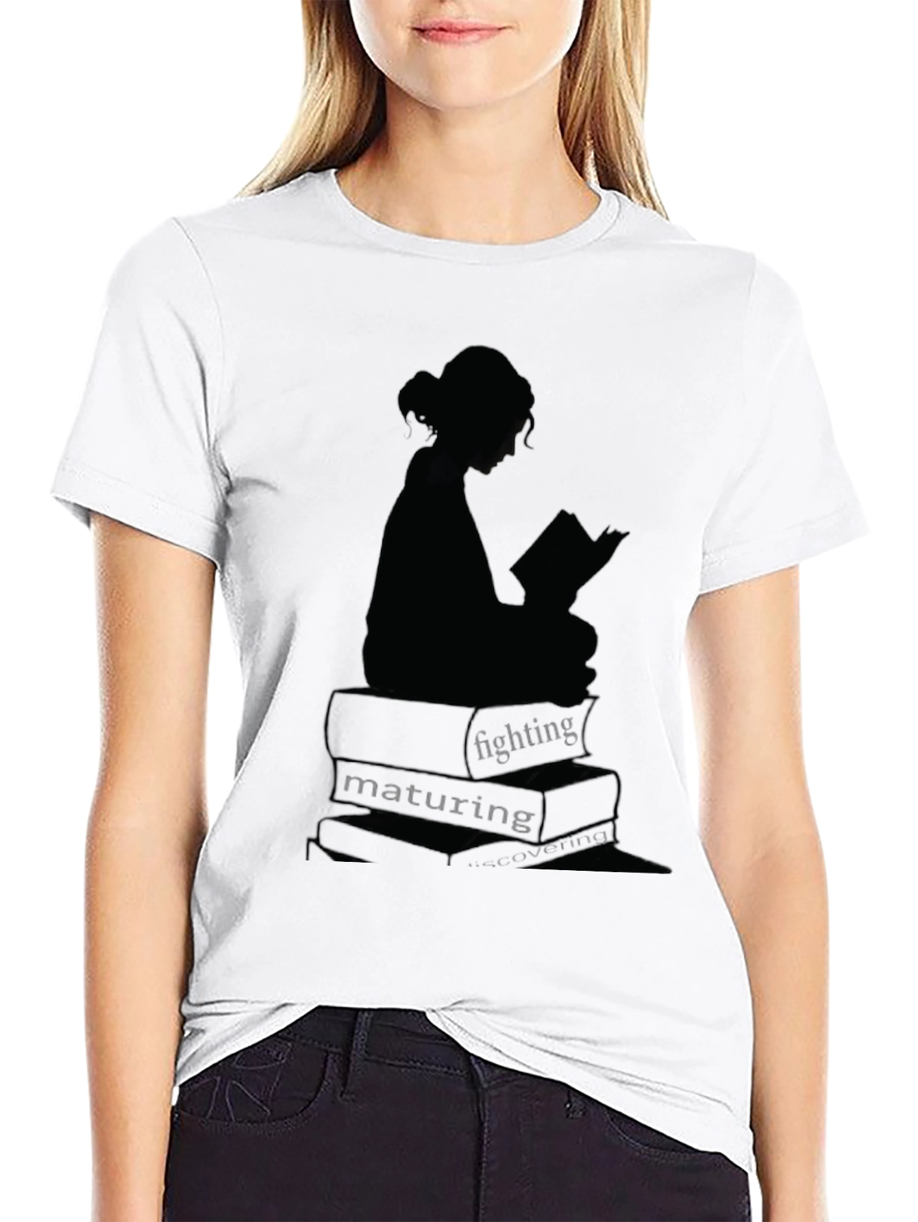 Bookworm Graphic Tee - Read Fight Mature