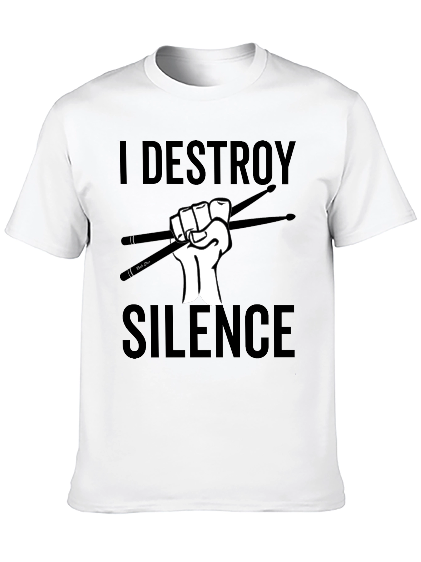 I Destroy Silence Drummer T-Shirt