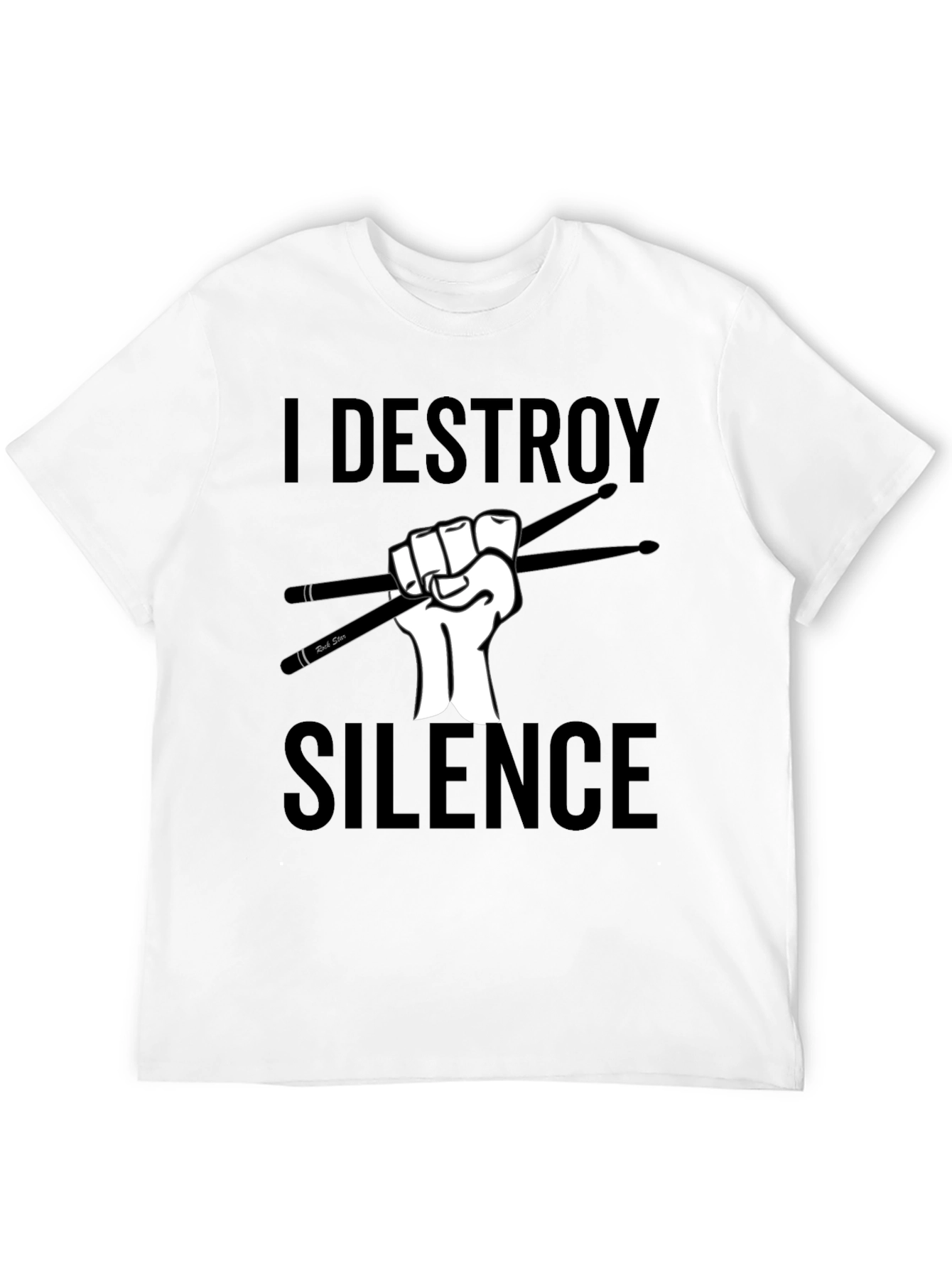 I Destroy Silence Drummer T-Shirt