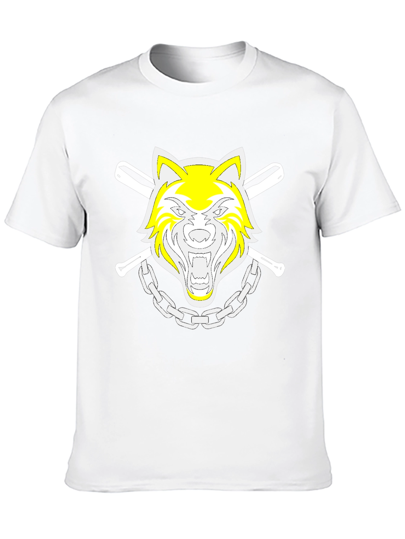 Wolf Graphic Tee - Mens Black T-Shirt